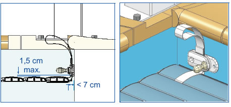 Tablier volet roulant piscine